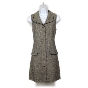 Vintage 1960s button front dress no tags small?